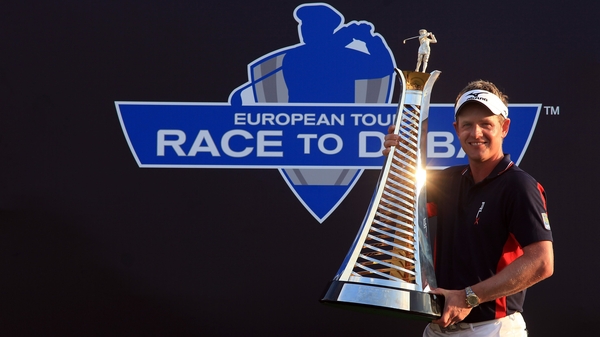 Donald - With the Race to Dubai Trophy
