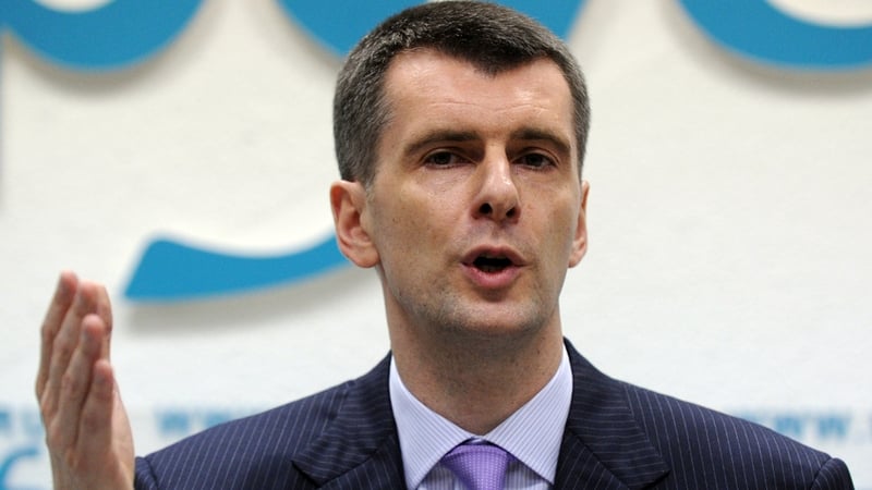 Mikhail Prokhorov to run for presidency in Russia