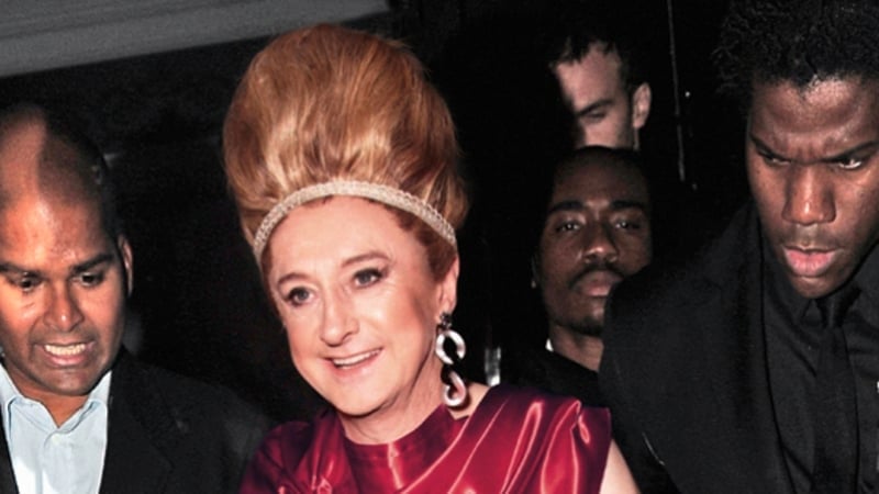 Louis Walsh as you've never seen him before. (Image: Heat Magazine)