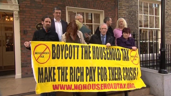 There have been protests against the Household Charge