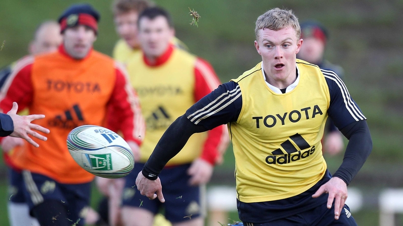 Keith Earls is set to make his Munster comeback on Sunday
