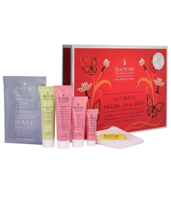 Sanctuary Ultimate Facial In a Box - €27, Boots