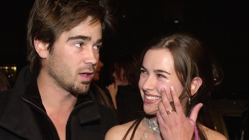 Farrell and Warner pictured in 2000