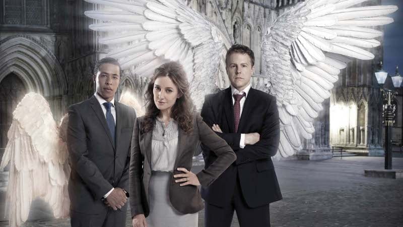 Eternal Law is not making the most of its talent (L-R): Ukweli Roach, Orla Brady and Samuel West