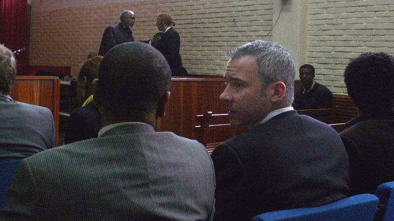 Martin Schibbye at his trial in November