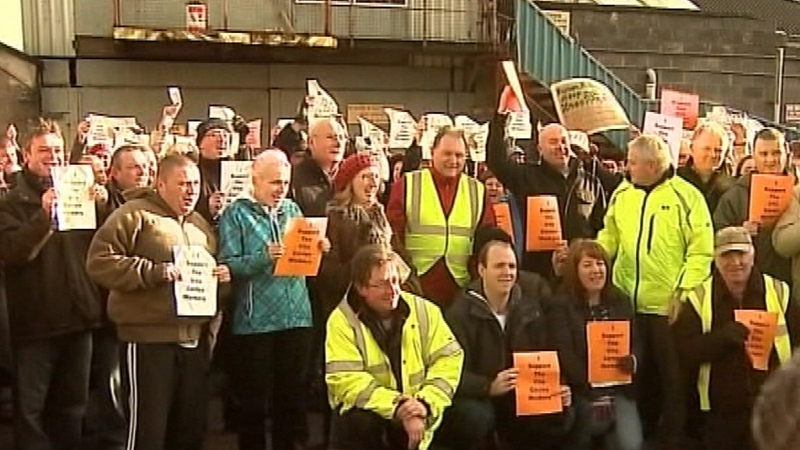 Hundreds of friends and relatives marched in solidarity