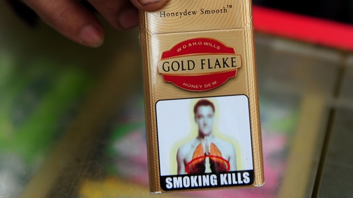 One of the packets of cigarettes with the image said to resemble that of John Terry