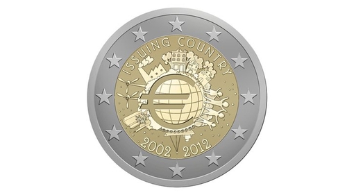 3 million new €2 coins to be issued by Central Bank