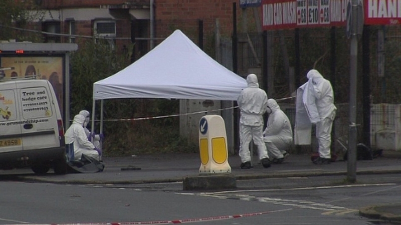 The body was found in a van this morning