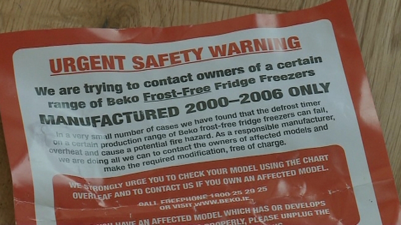 Beko issued alert after 'small number of incidents'