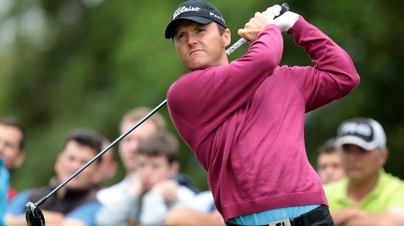 Michael Hoey is best of the Irish on two under