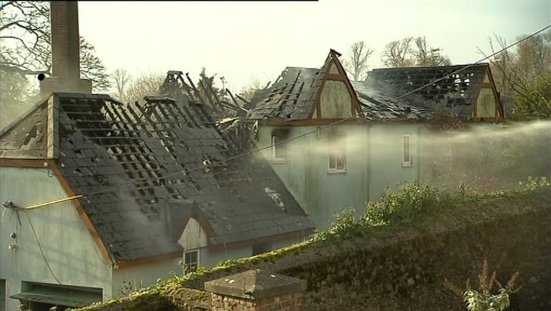 Gardaí say extensive damage was caused to the house