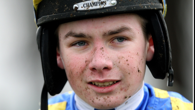 Off The Mark - Daniel Benson rode his first NH winner when steering Szabo's Destiny to victory at Naas