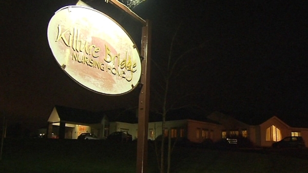 The woman was found dead at the Killure Bridge nursing home