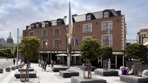 The Isaacs Hotel in Dublin city closed on Tuesday