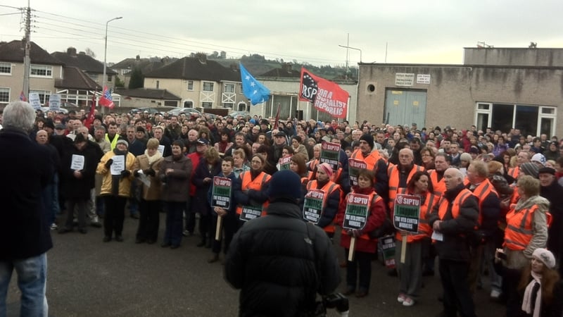 Former workers at the Cork plant have been protesting for 30 days