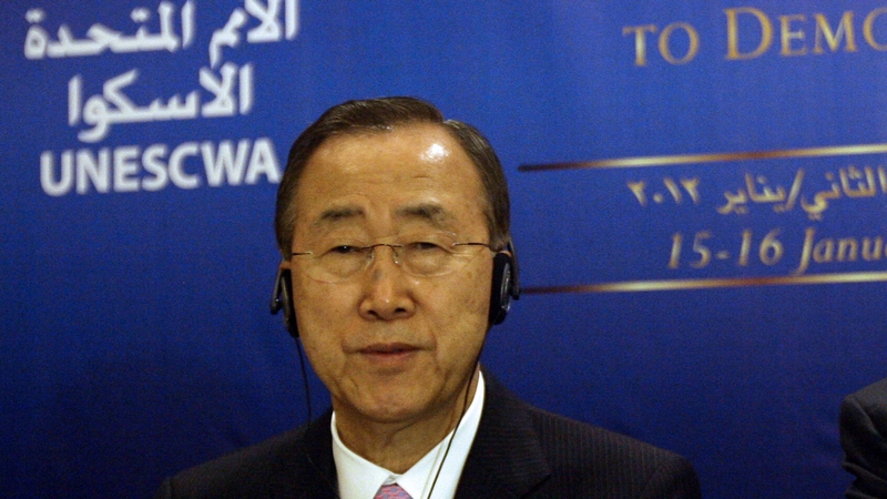 Ban Ki-Moon's announcement comes as al-Assad grants amnesty