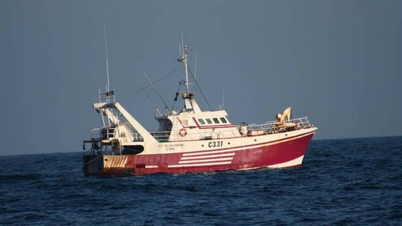 The Tit Bonhomme sank early on Sunday morning (Pic www.trawlerphotos.co.uk)