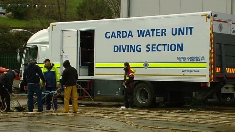 Garda sub aqua divers are involved in the search