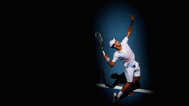Novak Djokovic began the defence of his Australian Open title in great style