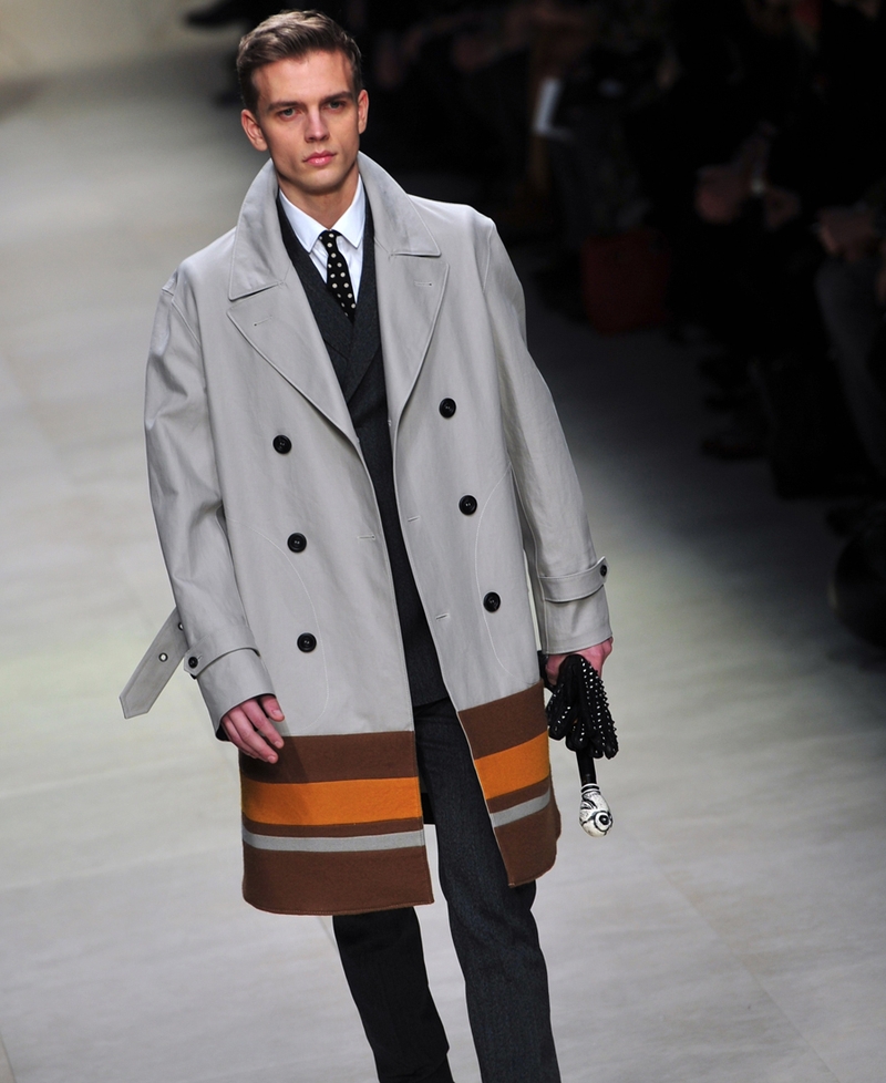 Burberry was all about the coats