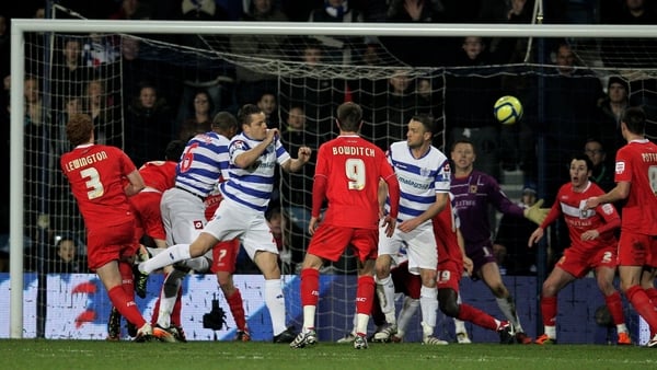Danny Gabbidon heads home the game's only goal