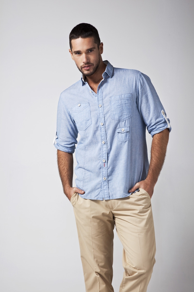 Shirt €13, chino €15