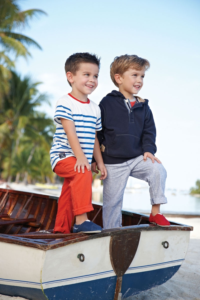 T-shirts (2) from €13, trousers €11, espadrilles from €15, sweat top from €13, t-shirt from €4, trousers from €12,