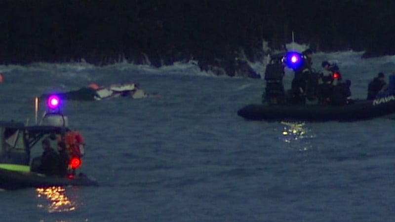 The Tit Bonhomme was visible from the shore this evening