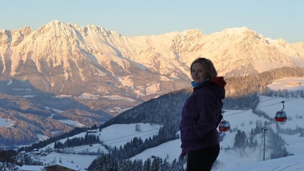 Deirdre during her trip to Bad Gastein