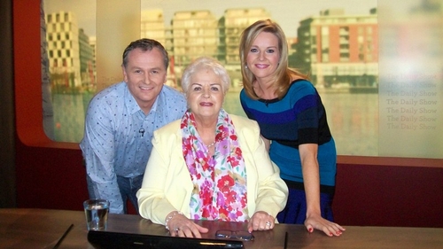 Pam St Clement joins Dáithí and Claire on The Daily Show