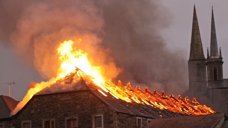 Six fire brigade units are still at the scene (Pic: Paddy Delaney)