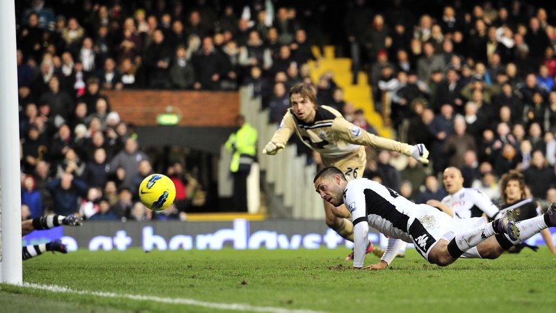 Clint Dempsey scored a hat-trick as Fulham beat Newcastle 5-2