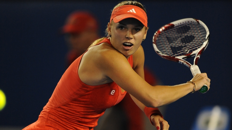 Caroline Wozniacki looked impressive in dispatching Jelena Jankovic
