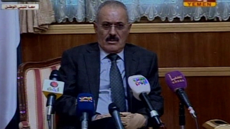 Thousands of Yemenis protested against Saleh's immunity