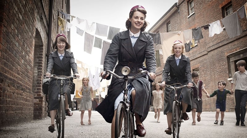 Call the Midwife cycles out of sight this week