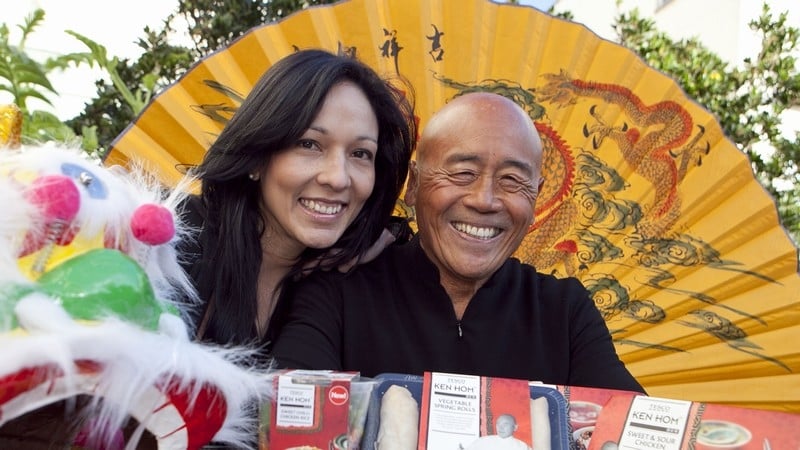 Ken Hom was in Ireland to launch his newly extended range for Tesco