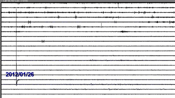 Seismograph was recorded at St Egney's National School, Desertegney, Buncrana (Credit: John O'Raw)