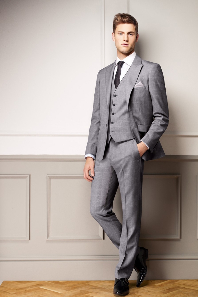 Grey 3-piece suit