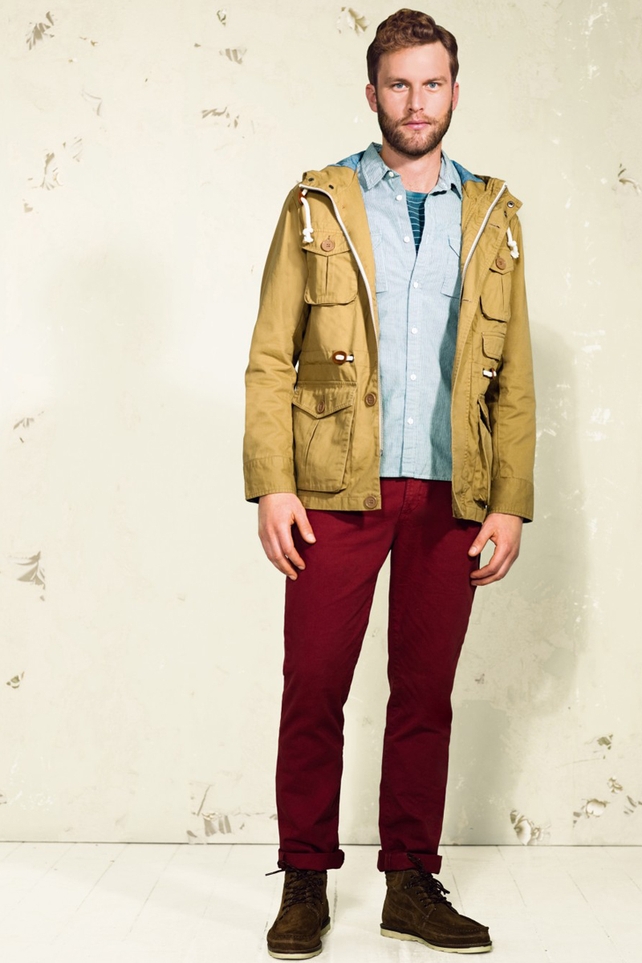 Keeping it warm and wrapped up in this parka and mountain boots