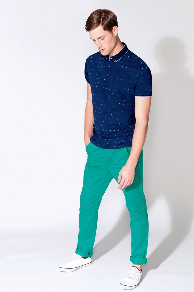 The colour block is still a key trend in the high street