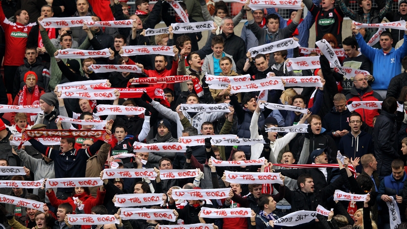 Middlesbrough fans were out in force for their FA Cup tie with Sunderland