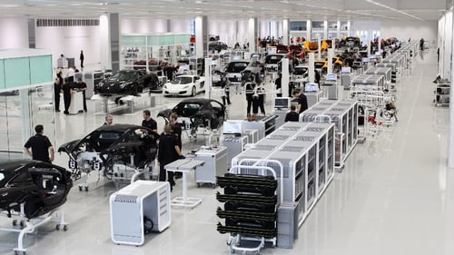 The UK Markit/CIPS UK Manufacturing Purchasing Managers' Index jumped to 56.9 in August from 55.3 in July