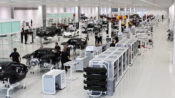 The UK Markit/CIPS UK Manufacturing Purchasing Managers' Index jumped to 56.9 in August from 55.3 in July