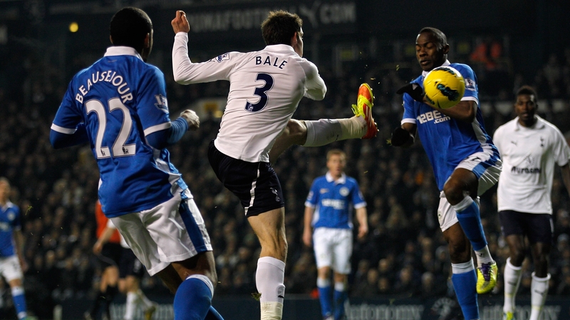 Gareth Bale scored Spurs' opener after 29 minutes