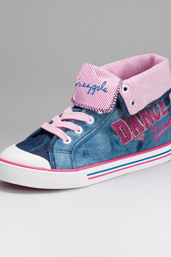Pineapple violet junior plimsolls, €37, Littlewoods Ireland