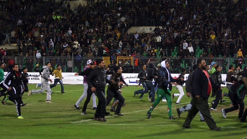Dozens were killed in football riots in Port Said in February