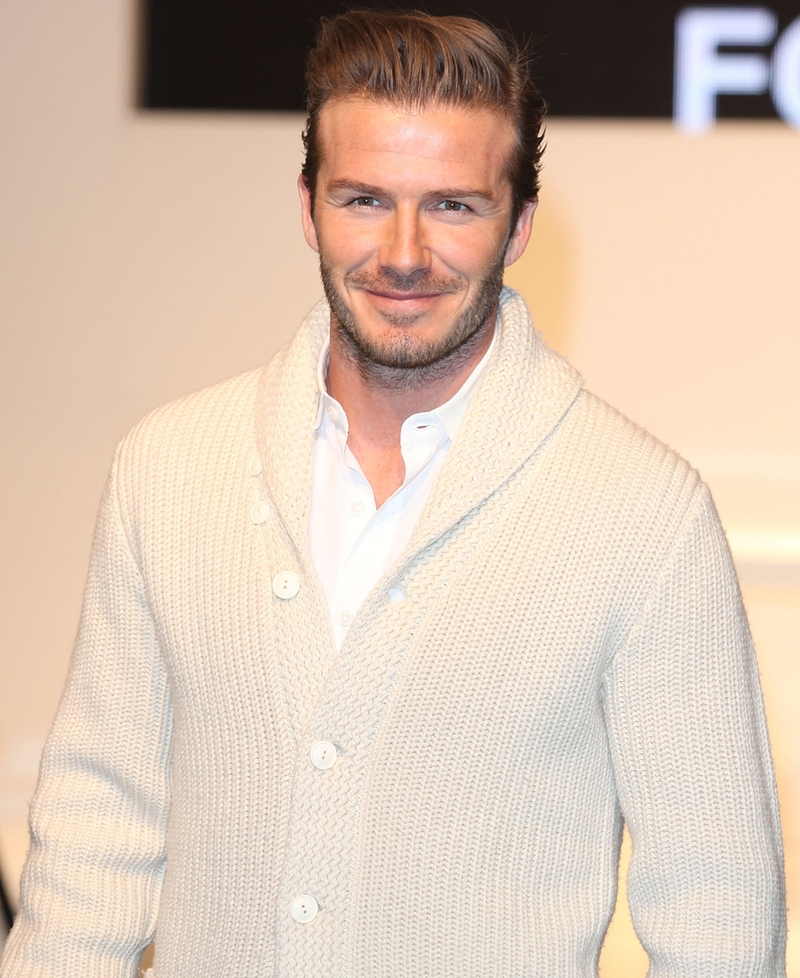 David Beckham at the launch in London