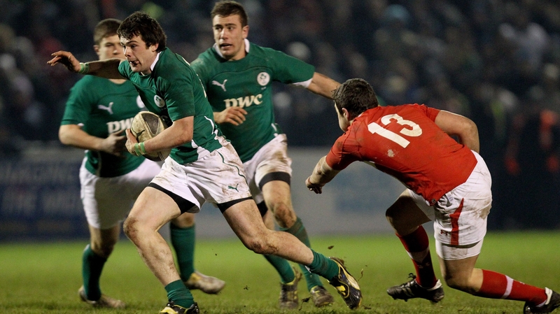 Shane Layden scored the only try of the game as Ireland won in Athlone
