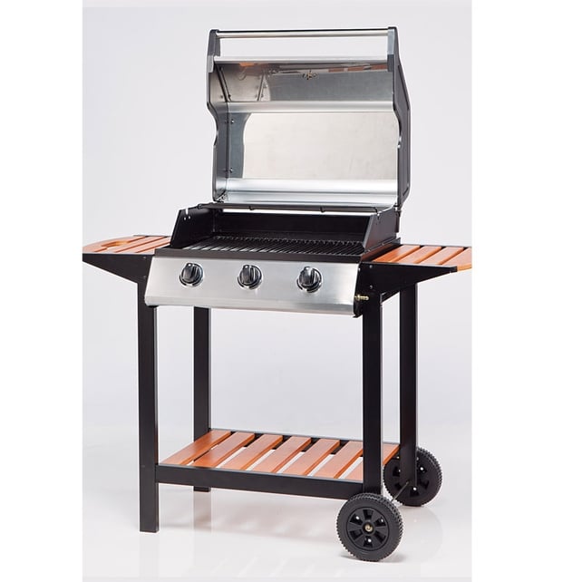 4-Burner Gas BBQ with Side Tables €328